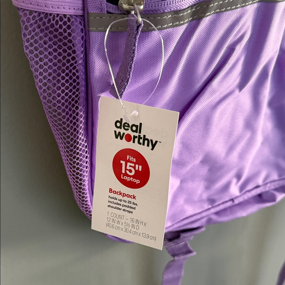 Target‎ Purple Backpack - Picture 3 of 3